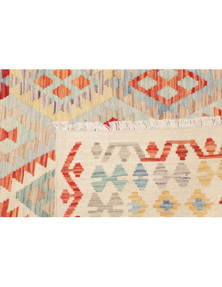 Kilim 200x297 Cm Kilim, Afghanistan, Hand-carded Wool warp: