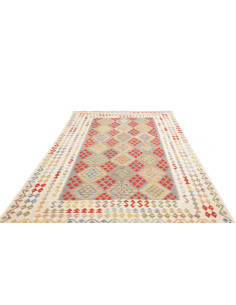Kilim 207x292 Cm Kilim Afghanistan, Lana Cardata A Mano 2