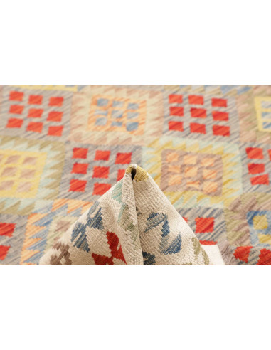 Kilim 207x292 Cm Kilim Afghanistan, Lana Cardata A Mano