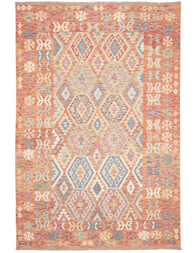 Kilim 202x302 Cm Kilim, Afghanistan, Lana Cardata A Mano