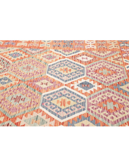 Kilim 202x302 Cm Kilim, Afghanistan, Lana Cardata A Mano
