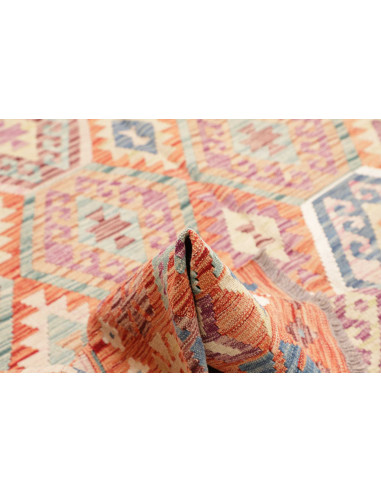 Kilim 202x302 Cm Kilim, Afghanistan, Lana Cardata A Mano
