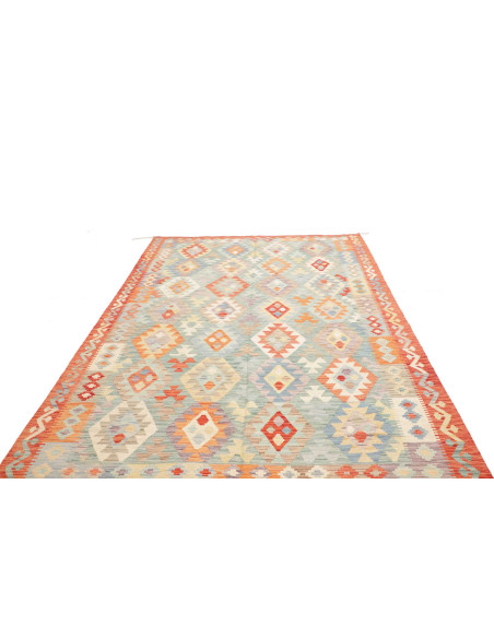 Kilim 198x296 Cm Kilim, Afghanistan, Hand-carded Wool,
