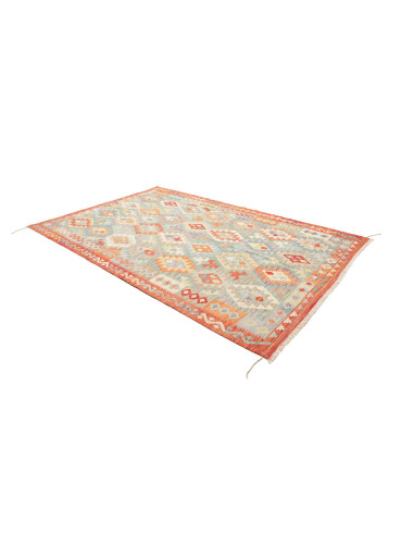 Kilim 198x296 Cm Kilim, Afghanistan, Lana Cardata A Mano,