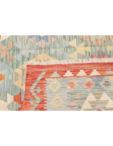 Kilim 198x296 Cm Kilim, Afghanistan, Lana Cardata A Mano,
