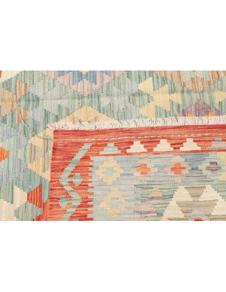 Kilim 198x296 Cm Kilim, Afghanistan, Lana Cardata A Mano,