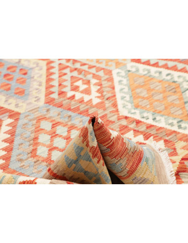 Kilim 209x298 Cm Kilim Afghanistan Hand-carded Wool