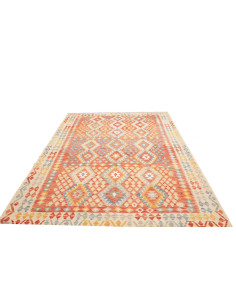 Kilim 210x295 Cm Kilim Afghanistan, Lana Cardata A Mano 2