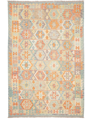 Kilim 192x289 Cm Kilim, Afghanistan, Lana Cardata A Mano