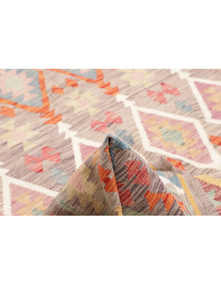 Kilim 155x198 Cm Kilim, Afghanistan, Lana Cardata A Mano