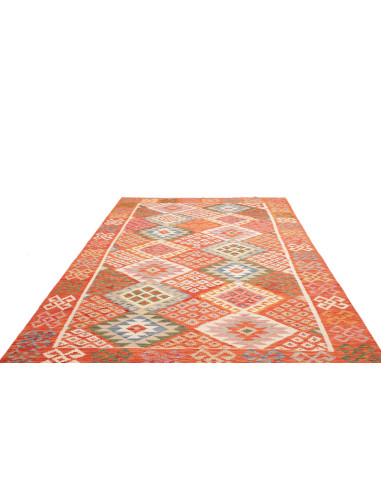 Kilim 203x300 Cm Kilim, Afghanistan, Hand-carded Wool On
