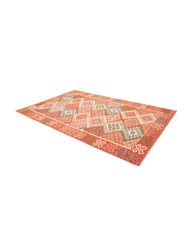 Kilim 203x300 Cm Kilim, Afghanistan, Hand-carded Wool On