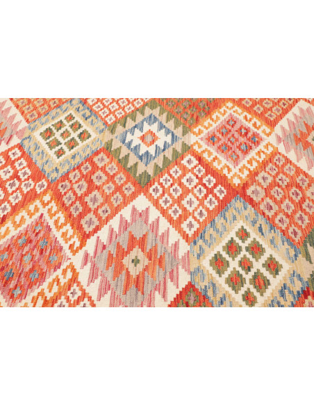 Kilim 203x300 Cm Kilim, Afghanistan, Hand-carded Wool On