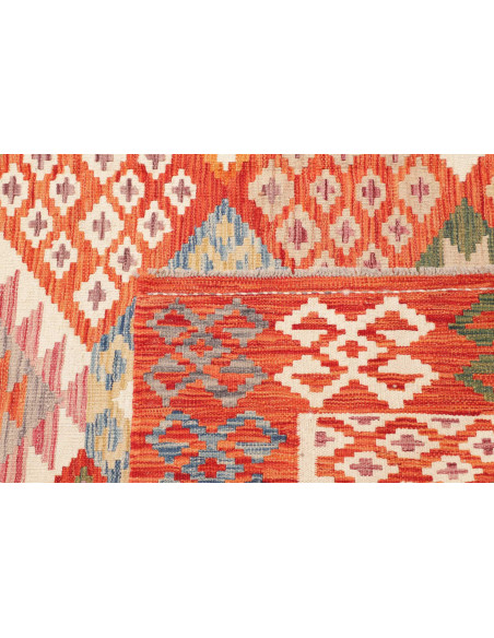 Kilim 203x300 Cm Kilim, Afghanistan, Hand-carded Wool On