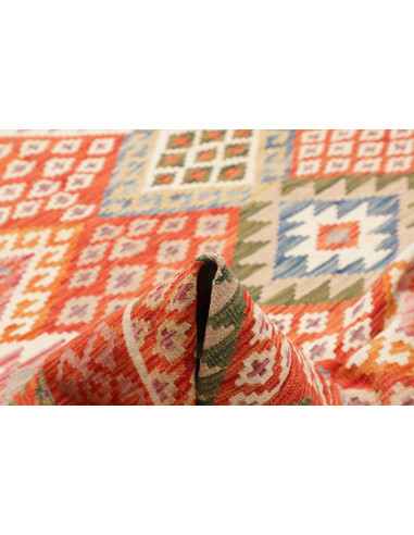 Kilim 203x300 Cm Kilim, Afghanistan, Hand-carded Wool On