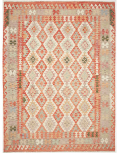 Kilim 207x290 Cm Kilim, Afghanistan, Hand-carded Wool