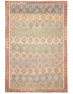 Kilim 196x299 Cm Kilim, Afghanistan, Hand-spun Wool, Cotton