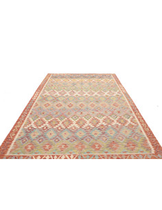 Kilim 196x299 Cm Kilim, Afghanistan, Hand-spun Wool, Cotton 2