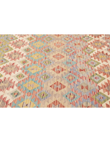 Kilim 196x299 Cm Kilim, Afghanistan, Hand-spun Wool, Cotton