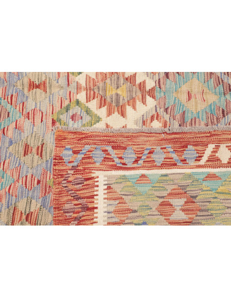 Kilim 196x299 Cm Kilim, Afghanistan, Hand-spun Wool, Cotton