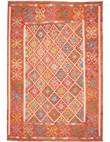 Kilim 209x299 Cm Kilim, Afghanistan, Lana, Cotone,