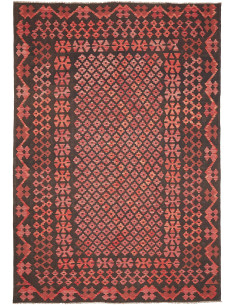 Kilim 203x294 Cm Kilim Afghanistan Hand-carded Wool warp: