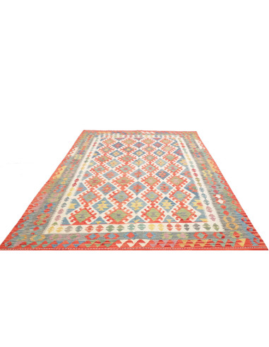 Kilim 195x299 Cm Kilim Afghanistan Lana Cardata A Mano