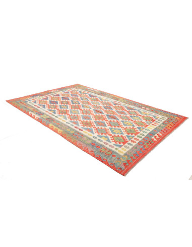 Kilim 195x299 Cm Kilim Afghanistan Hand-carded Wool Cotton