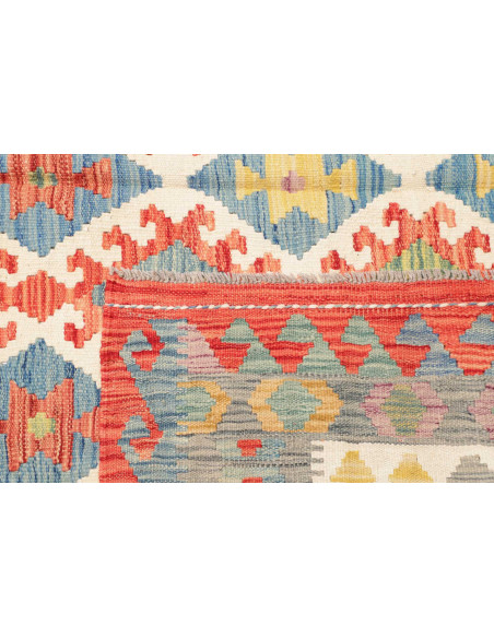 Kilim 195x299 Cm Kilim Afghanistan Lana Cardata A Mano