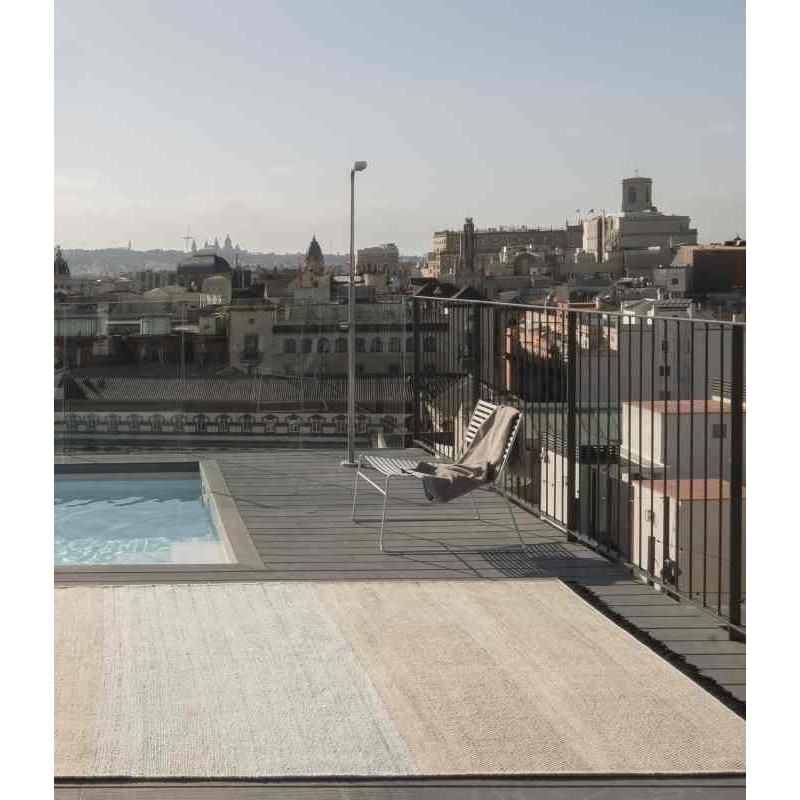 tappeto Nanimarquina Tres Outdoor stripes black