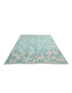 Kilim 181x244 Cm Kilim, Afghanistan, Hand-carded Wool warp: 2