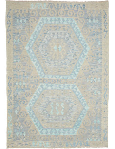 Kilim 182x253 Cm Kilim, Afghanistan, Hand-carded Wool warp: