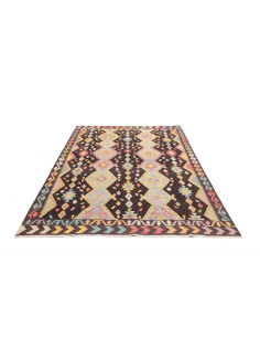 Kilim 172x238 Cm Kilim, Afghanistan, Hand-carded Wool warp: 2