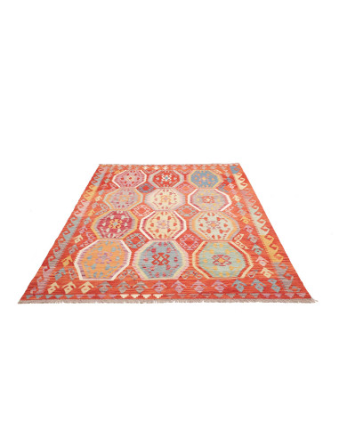 Kilim 184x258 Cm Kilim, Afghanistan, Lana Cardata A Mano