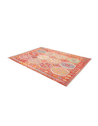 Kilim 184x258 Cm Kilim, Afghanistan, Lana Cardata A Mano