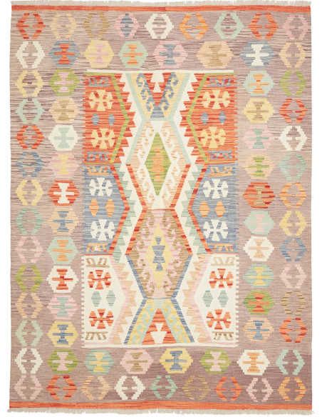 Kilim 186x246 Cm Kilim Afghanistan, Hand-carded Wool