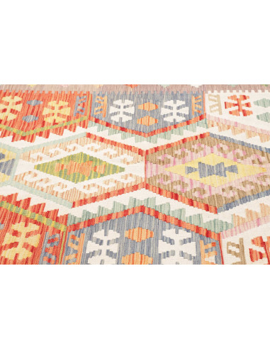 Kilim 186x246 Cm Kilim Afghanistan, Hand-carded Wool