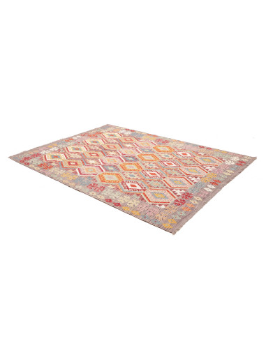 Kilim 179x243 Cm Kilim, Afghanistan, Lana Cardata A Mano
