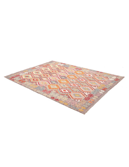 Kilim 179x243 Cm Kilim, Afghanistan, Hand-carded Wool warp: