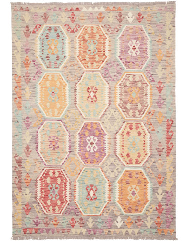Kilim 174x247 Cm Kilim, Afghanistan, Hand-carded Wool warp: