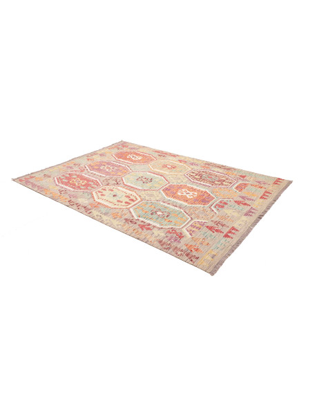 Kilim 172x240 Cm Kilim, Afghanistan, Hand-carded Wool warp
