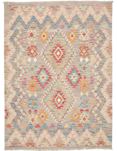 Kilim 149x201 Cm Kilim, Afghanistan, Hand-carded Wool warp: