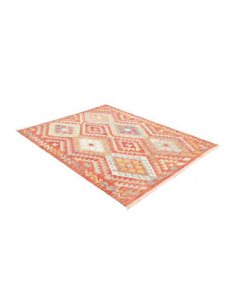 Kilim 150x192 Cm Kilim, Afghanistan, Lana Cardata A Mano,