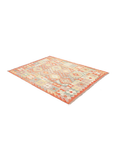 Kilim 150x193 Cm Kilim, Afghanistan, Lana Cardata A Mano