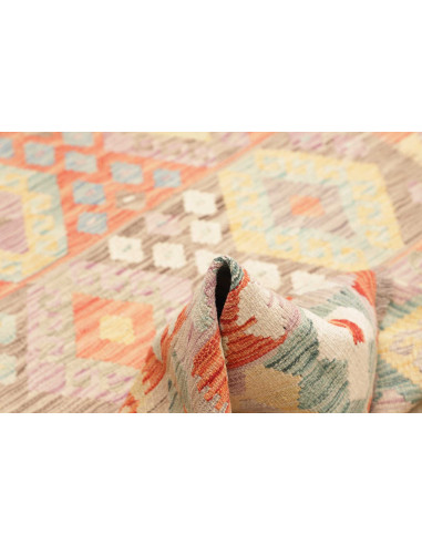 Kilim 150x193 Cm Kilim, Afghanistan, Lana Cardata A Mano