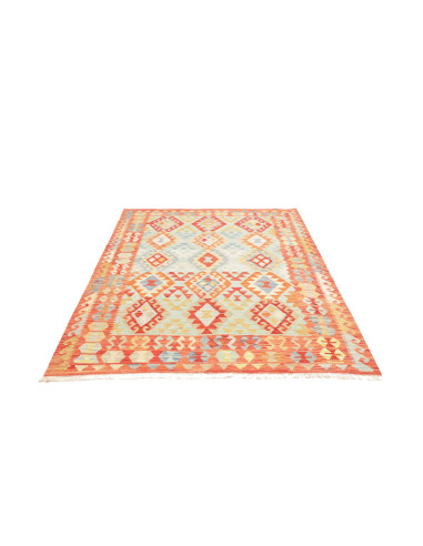 Kilim 153x201 Cm Kilim Afghanistan Hand-carded Wool warp: