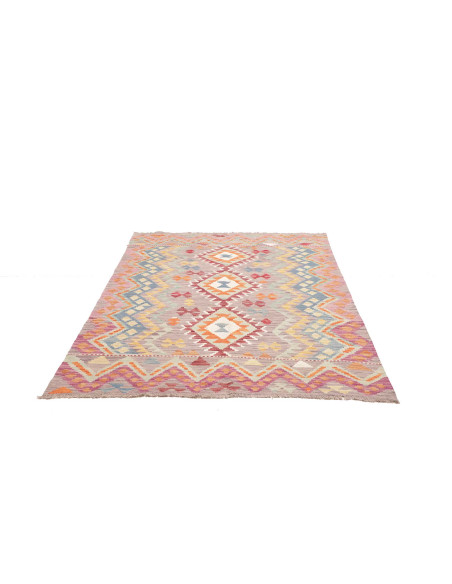 Kilim 148x199 Cm Kilim, Afghanistan, Lana Cardata A Mano