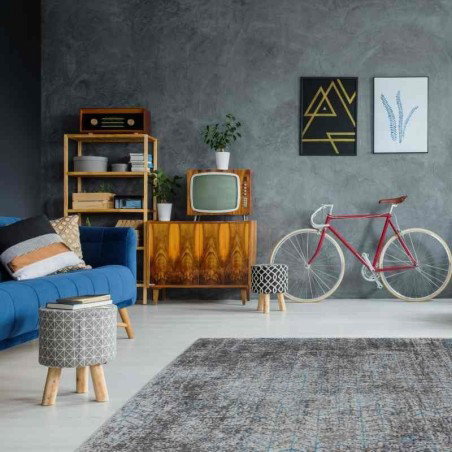 tappeto Arte Espina Antigua 300 grigio turchese