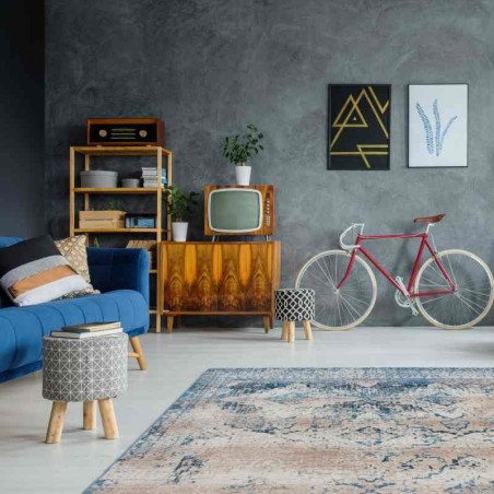 tappeto Arte Espina Antigua 500 crema blu