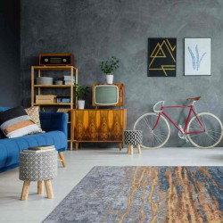 tappeto Arte Espina Blaze 300 beige blu 2